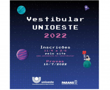 Vestibular Unioeste 2022 abre inscrições, provas serão dia 10 de julho 