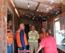 Estado envia ajuda humanitária a cidades do Oeste e Noroeste atingidas por temporais