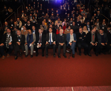 Governador Carlos Massa Ratinho Junior participa de evento da Invest Paraná no Museu Oscar Niemeyer, em Curitiba - Curitiba, 17/05/2022 - 