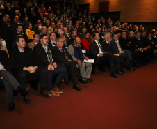 Governador Carlos Massa Ratinho Junior participa de evento da Invest Paraná no Museu Oscar Niemeyer, em Curitiba - Curitiba, 17/05/2022 - 