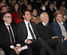 Governador Carlos Massa Ratinho Junior participa de evento da Invest Paraná no Museu Oscar Niemeyer, em Curitiba - Curitiba, 17/05/2022 - 