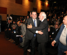 Governador Carlos Massa Ratinho Junior participa de evento da Invest Paraná no Museu Oscar Niemeyer, em Curitiba - Curitiba, 17/05/2022 - 