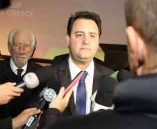 Governador Carlos Massa Ratinho Junior participa de evento da Invest Paraná no Museu Oscar Niemeyer, em Curitiba - Curitiba, 17/05/2022 - 