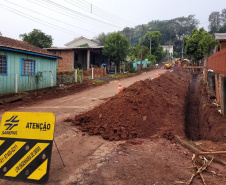 Sanepar inicia obras de implantação de serviço de esgoto em Capitão Leônidas Marques 