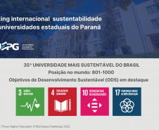 Ranking internacional destaca sustentabilidade das universidades estaduais do Paraná