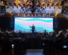 Orquestra Sinfônica do Paraná apresentou primeiro concerto da série Clássicos Sertanejos - Guarapuava, 20/05/2022