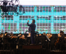 Orquestra Sinfônica do Paraná apresentou primeiro concerto da série Clássicos Sertanejos - Guarapuava, 20/05/2022