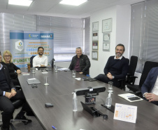 Dirigentes da Fomento Paraná discutem parcerias com nova diretoria da ABDE