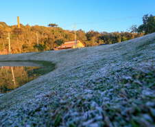 Frio intenso marca a semana no Paraná