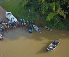 Paraná atinge a marca de 2 milhões de peixes nativos soltos em Bacias Hidrográficas