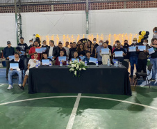 59 trabalhadores são certificadas pelas Carretas do Conhecimento em Adrianópolis e Campo Largo