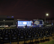 Ivaiporã recebe a primeira edição do Cinema na Praça com alegria e entusiasmo