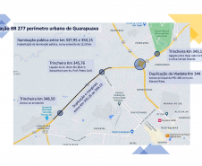 BR-277 terá bloqueio em Guarapuava para obra de nova trincheira