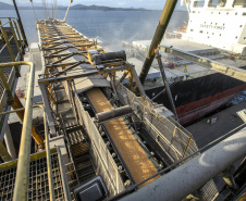 Volume de granéis embarcado a leste do Porto de Paranaguá aumenta 7,4% no 1º quadrimestre do ano