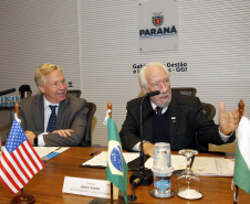 Reunião do vice-governador Darci Piana com o Cônsul-geral dos Estados Unidos em São Paulo David Hodge - 