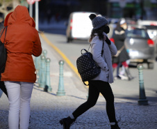 Frio intenso marca a semana no Paraná