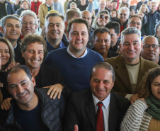 Governador Carlos Massa Ratinho Junior Assina Ordem de Serviço para construção do novo Terminal de Ônibus em Piraquara, na Região Metropolitana de Curitiba.  Piraquara, 19/05/2022 - Foto: Ari Dias/AEN