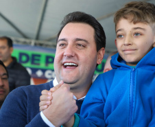 Governador Carlos Massa Ratinho Junior Assina Ordem de Serviço para construção do novo Terminal de Ônibus em Piraquara, na Região Metropolitana de Curitiba.  Piraquara, 19/05/2022 - Foto: Ari Dias/AEN