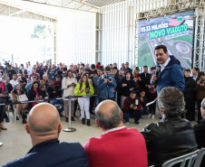 ASSINATURA DA ORDEM DE SERVIÇO DAS OBRAS DO NOVO VIADUTO DE SÃO JOSÉ DOS PINHAIS