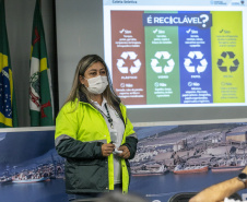 Portos do Paraná promove treinamento para conscientização sobre importância da coleta seletiva