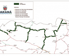 DER/PR homologa licitação para conservar 592,36 km de rodovias da região Noroeste