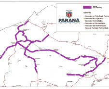 DER/PR homologa licitação para conservar 592,36 km de rodovias da região Noroeste