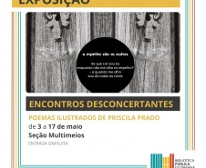 Biblioteca Pública do Paraná abre exposição de poemas ilustrados de Priscila Prado