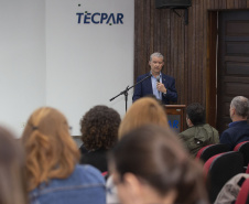 CURITIBA (BRASIL), 12/05/2022;  Presidente do Tecpar Jorge Augusto Callado Afonso, durante apresentação institucional de divulgação do Editlal das Startups da Saúde.- Curitiba, 11/05/2022 - Foto: Hedeson Alves/TECPAR