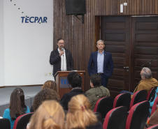 CURITIBA (BRASIL), 12/05/2022;  Presidente do Tecpar Jorge Augusto Callado Afonso, durante apresentação institucional de divulgação do Editlal das Startups da Saúde.- Curitiba, 11/05/2022 - Foto: Hedeson Alves/TECPAR