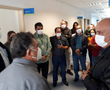 Secretário faz visita técnica aos Hospitais Regionais de Ivaiporã e Telêmaco Borba