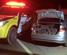 Forças de Segurança, Polícias Civil e Militar, apreendem carregamentos de drogas na região da fronteira - Curitiba, 02/05/2022