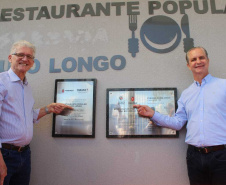 dInauguração do Restaurante Popular Comida Boa Marcos Longo, em Maringá - 