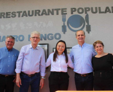 dInauguração do Restaurante Popular Comida Boa Marcos Longo, em Maringá - 