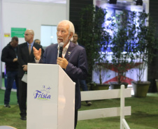 O vice-governador Darci Piana e o secretário de Estado da Agricultura e do Abastecimento, Norberto Ortigara, participaram nesta quinta-feira (12) da abertura da 15ª ExpoFrísia, no pavilhão do Parque Histórico de Carambeí, na região dos Campos Gerais - 