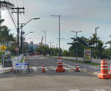 Tubulação é transferida de local em Matinhos