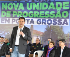 Governador inaugura nova unidade de progressão penal para recuperação de presos em Ponta Grossa