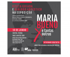 MCAA promove visita guiada e diálogo artístico sobre Maria Bueno