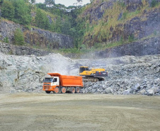 Produção mineral do Paraná em 2021 apresentou aumento no crescimento e na quantidade em relação a 2020