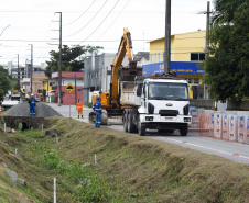 Máquinas começam a operar em obras de macrodrenagem em Matinhos