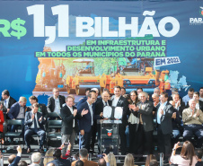 Governador Carlos Massa Ratinho Junior autoriza repasse de recursos para obras de infrestrutura urbana para municípios - 