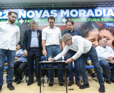 Governador Carlos Massa Ratinho Junior libera recursos para a infraestrutura urbana do município de Toledo, no Oeste do Estado - 