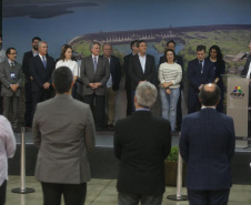 governador Carlos Massa Ratinho Junior anuncia nesta segunda-feira (27) a  construção de um museu internacional de arte em Foz do Iguaçu, a primeira  instituição cultural da América Latina a contar com a cooperação do Centro  Georges Pompidou, da França