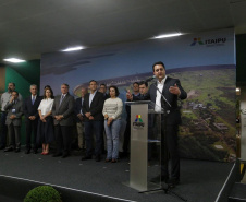 governador Carlos Massa Ratinho Junior anuncia nesta segunda-feira (27) a  construção de um museu internacional de arte em Foz do Iguaçu, a primeira  instituição cultural da América Latina a contar com a cooperação do Centro  Georges Pompidou, da França