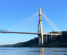 Ponte da Integração chega a 86%; faltam 76,80 metros