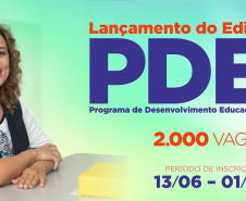 Com 2 mil vagas, PDE terá inscrições abertas em 13 de junho