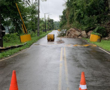 Avança licitação de obra para solucionar queda de rochas em União da Vitória 