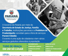 Prudentópolis recebe a feira de serviços Paraná Cidadão nesta semana