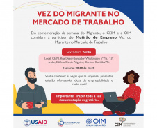   Em parceria com a ONU, Paraná realiza o primeiro Mutirão de Empregos para Migrantes