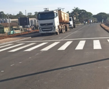Vias marginais de nova trincheira em Cambé estão sendo liberadas ao tráfego