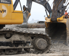 Litoral do Paraná conta com areia da praia renovada antes da data prevista